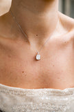 SYDNEY SOIRÉE  ELAINE CUSHION CUT PENDANT SILVER