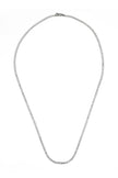 SYDNEY SOIRÉE 2MM TENNIS NECKLACE 42CM SILVER