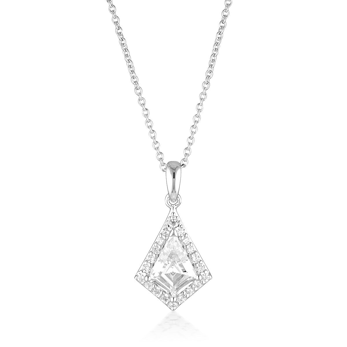 ROCK STAR SHIELD SILVER PENDANT