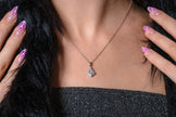 ROCK STAR SHIELD SILVER PENDANT