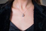 SUMMER SORBET BUBBLEGUM BLOSSOM MULTI COLOURED PENDANT SILVER