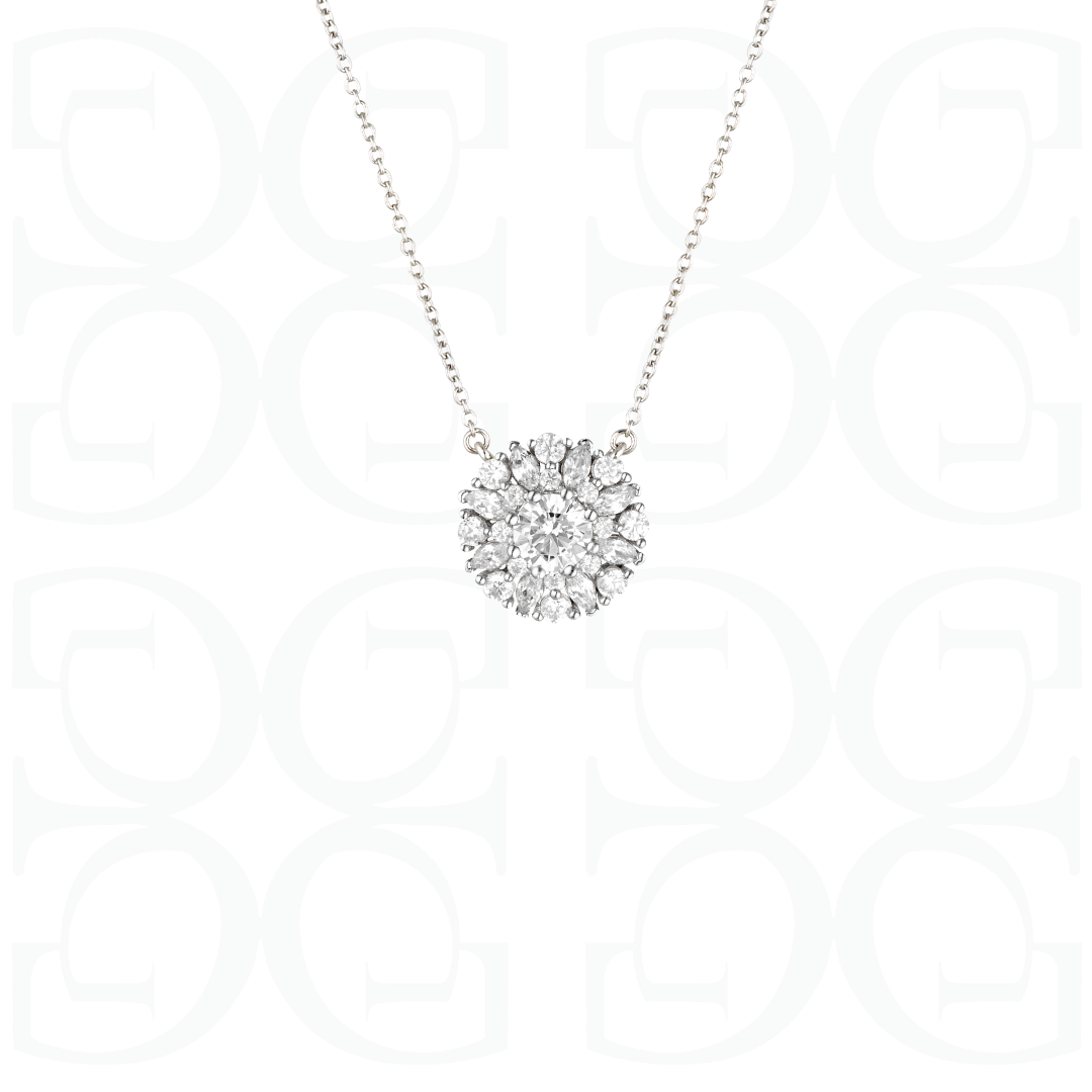 SUMMER SORBET BERRY BLOOM PENDANT SILVER