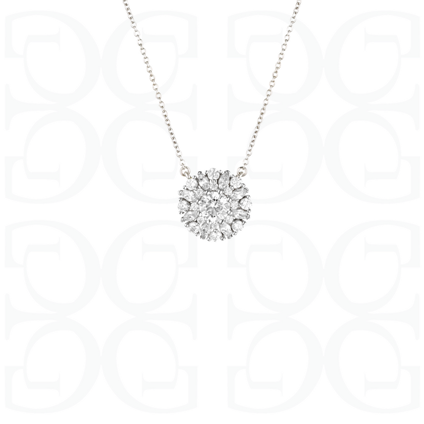 SUMMER SORBET BERRY BLOOM PENDANT SILVER