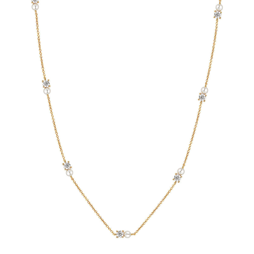 NOEL NIGHTS SNOW DROP NECKLACE GOLD