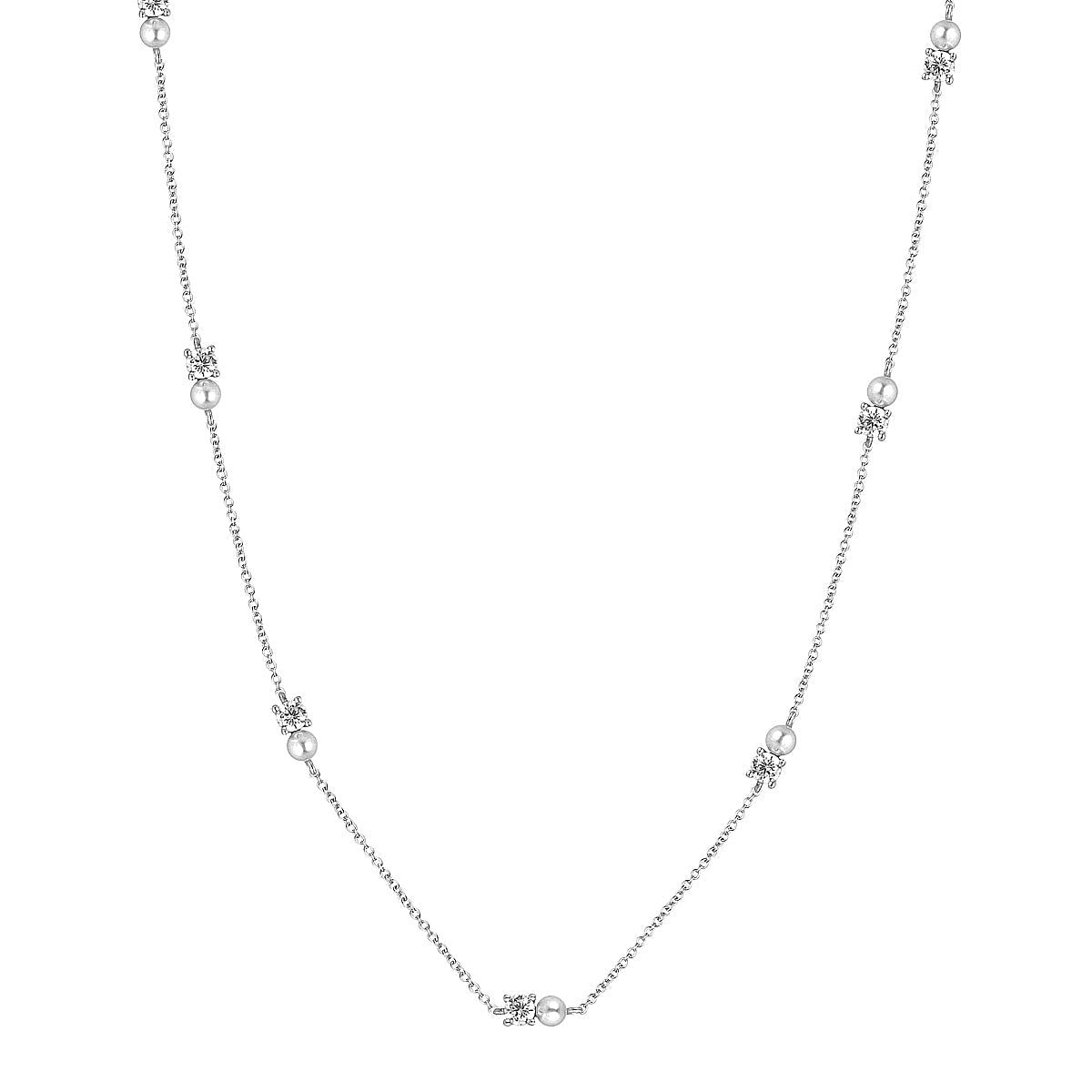 NOEL NIGHTS SNOW DROP NECKLACE SILVER