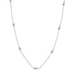 NOEL NIGHTS SNOW DROP NECKLACE SILVER