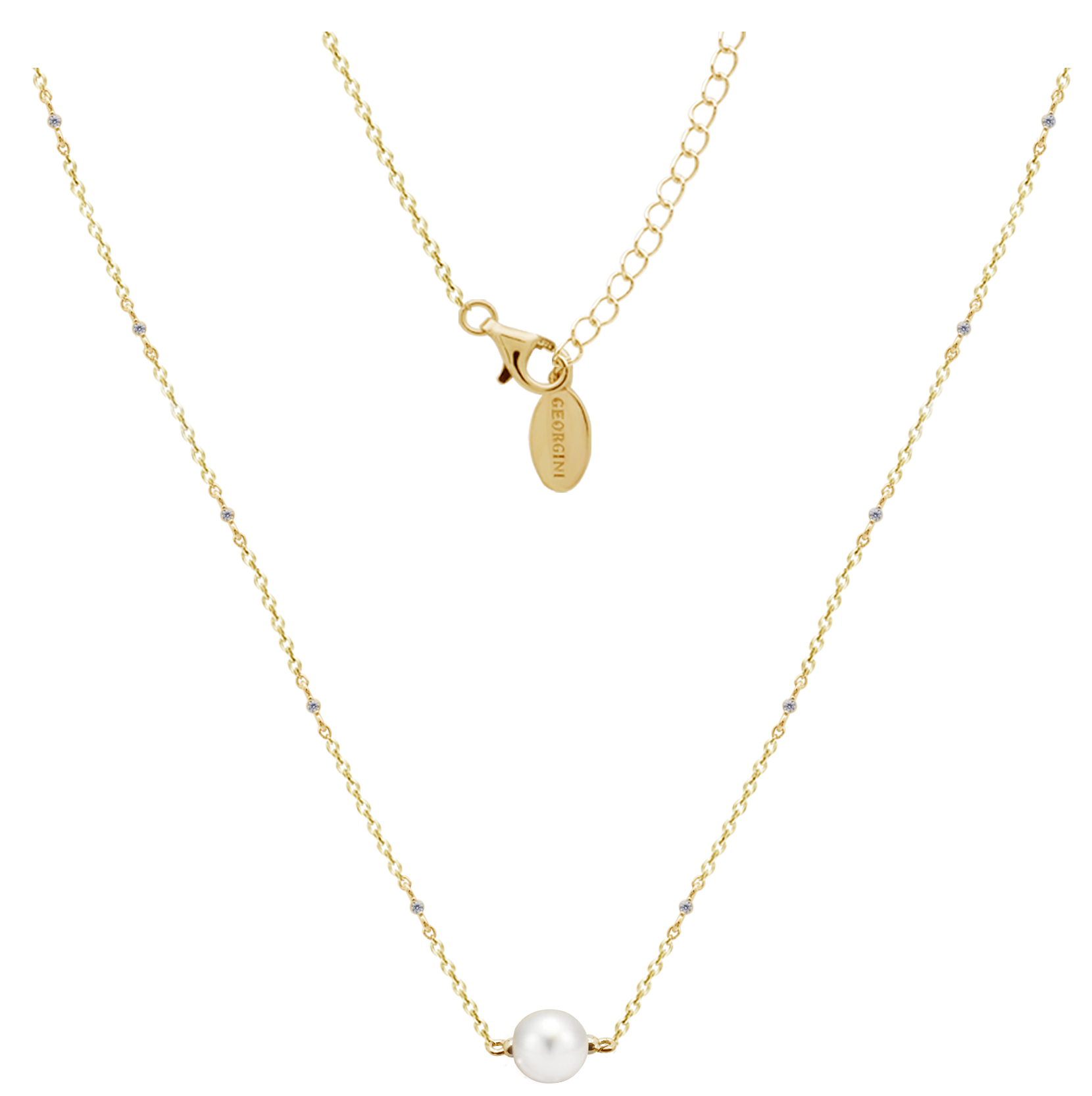 RED CARPET GLOBE NECKLACE GOLD