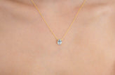 A CHRISTMAS JOURNEY ELLIPSE PENDANT GOLD