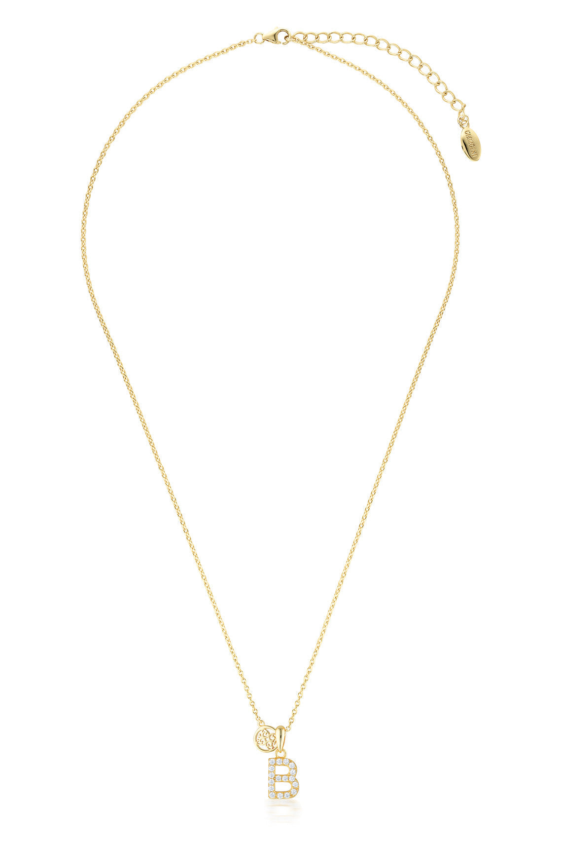 LUXURY LETTERS B INITIAL PENDANT GOLD