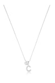 LUXURY LETTERS C INITIAL PENDANT SILVER