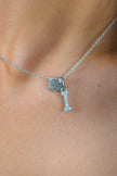 LUXURY LETTERS I INITIAL PENDANT SILVER