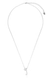 LUXURY LETTERS J INITIAL PENDANT SILVER