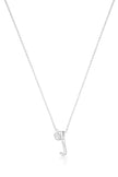 LUXURY LETTERS J INITIAL PENDANT SILVER