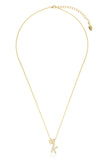 LUXURY LETTERS K INITIAL PENDANT GOLD