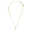 LUXURY LETTERS S INITIAL PENDANT GOLD