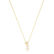 LUXURY LETTERS S INITIAL PENDANT GOLD