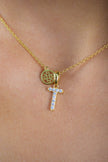 LUXURY LETTERS T INITIAL PENDANT GOLD