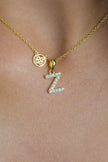 LUXURY LETTERS Z INITIAL PENDANT GOLD