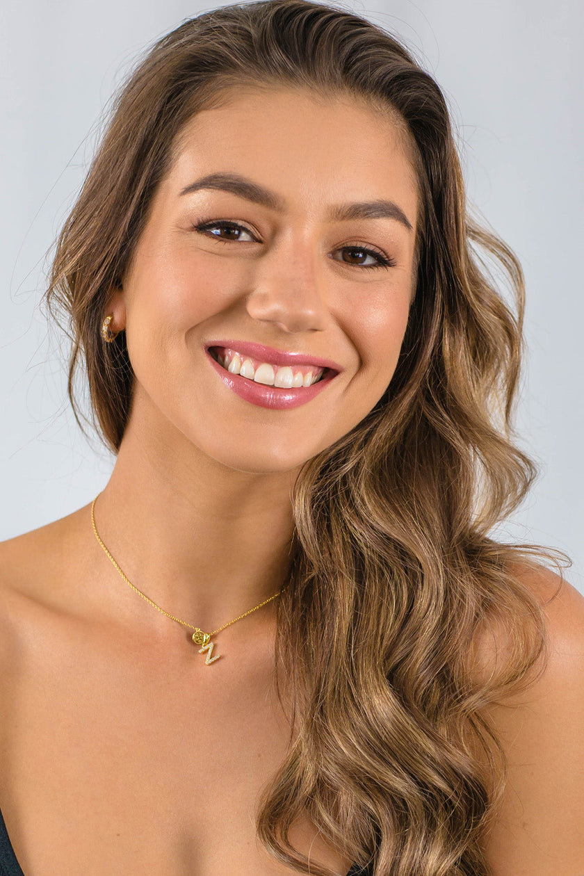 LUXURY LETTERS Z INITIAL PENDANT GOLD