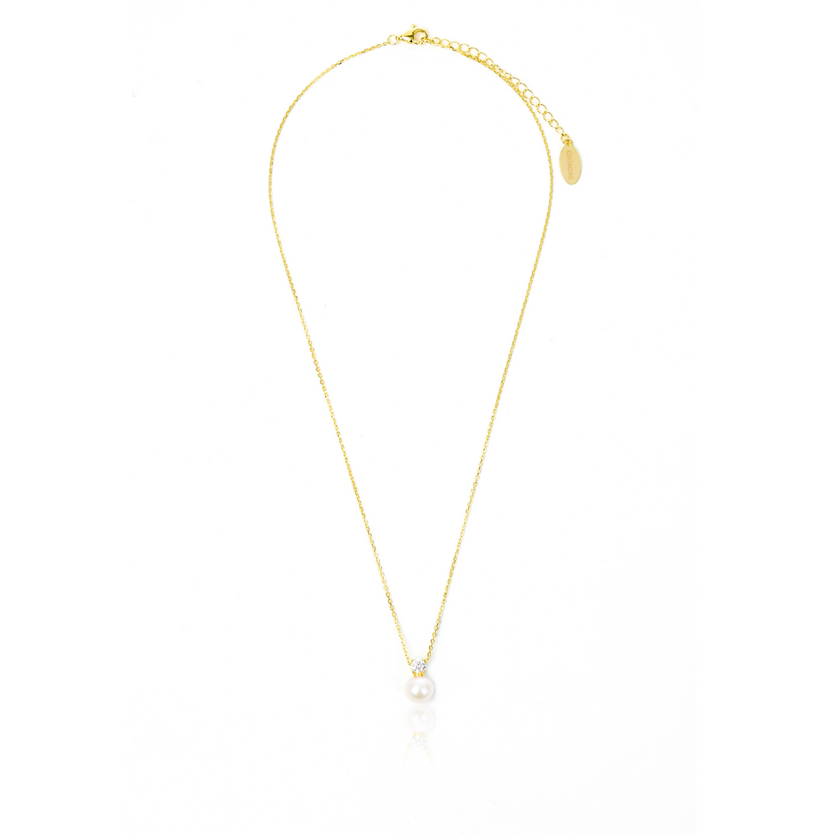 OCEANS NOOSA FRESHWATER PEARL NECKLACE GOLD