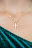 BAGUETTE CROSS GOLD