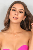 SWEETHEART BOW NECKLACE GOLD