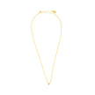 SWEETHEART HEART CHAIN NECKLACE PINK GOLD