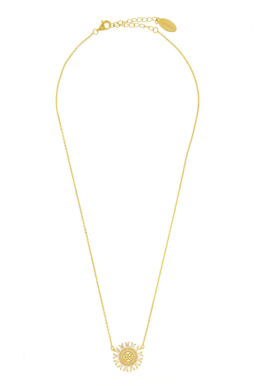 MY ONLY SUNSHINE BAGUETTE PENDANT GOLD