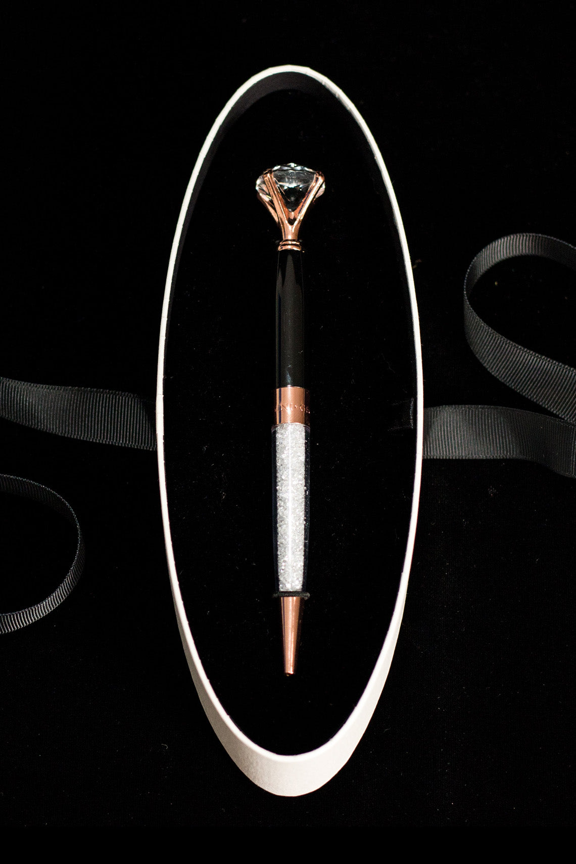 DIAMOND PEN ROSE GOLD / ONYX