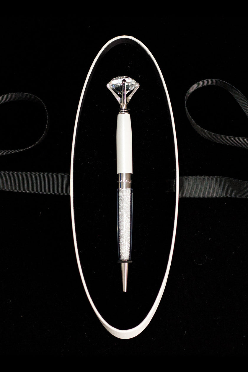 DIAMOND PEN ROSE GOLD / PEARL