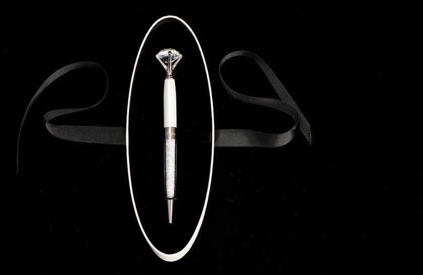 DIAMOND PEN ROSE GOLD / PEARL