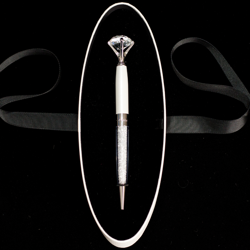 DIAMOND PEN SILVER / PEARL