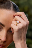 SYDNEY SOIRÉE ELAINE CUSHION CUT RING GOLD