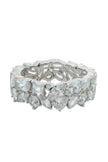 GEORGINI MIDNIGHT VELVET LIMITED EDITION STARLIGHT RING SILVER