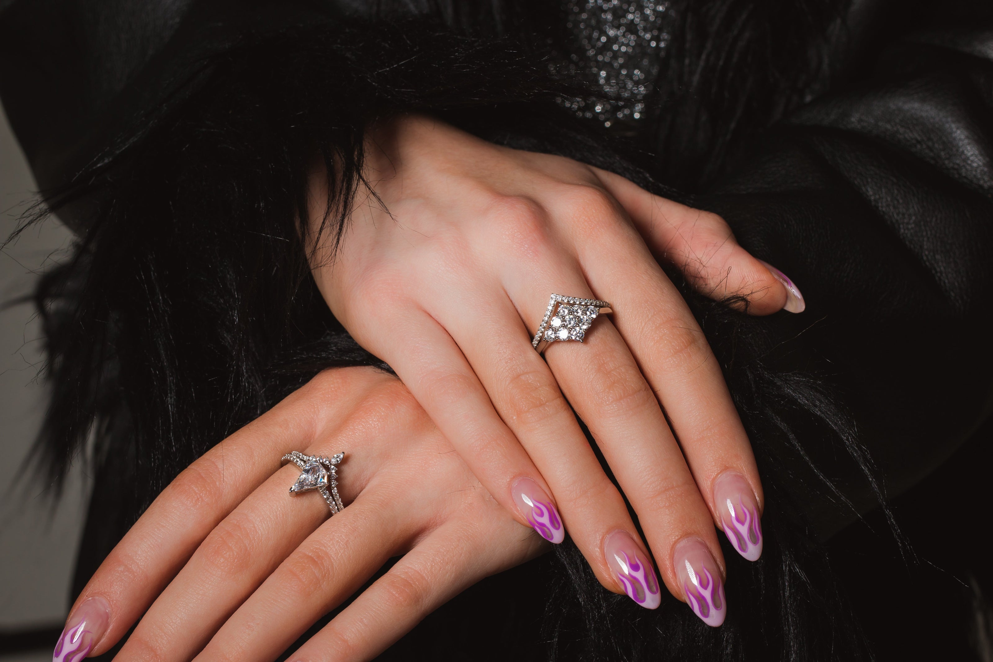 ROCK STAR GLAM SILVER RING