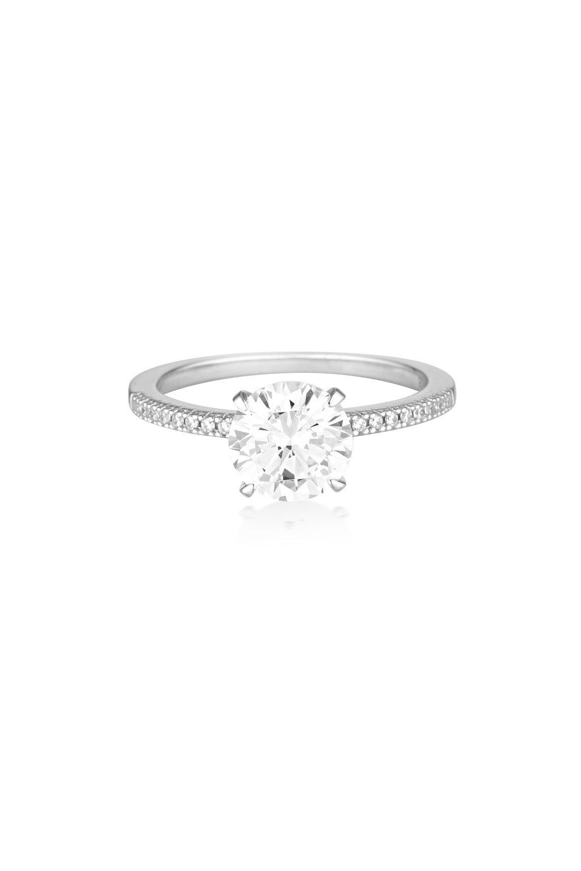 ICONIC BRIDAL FRANCESCA RING SILVER