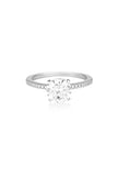 ICONIC BRIDAL FRANCESCA RING SILVER