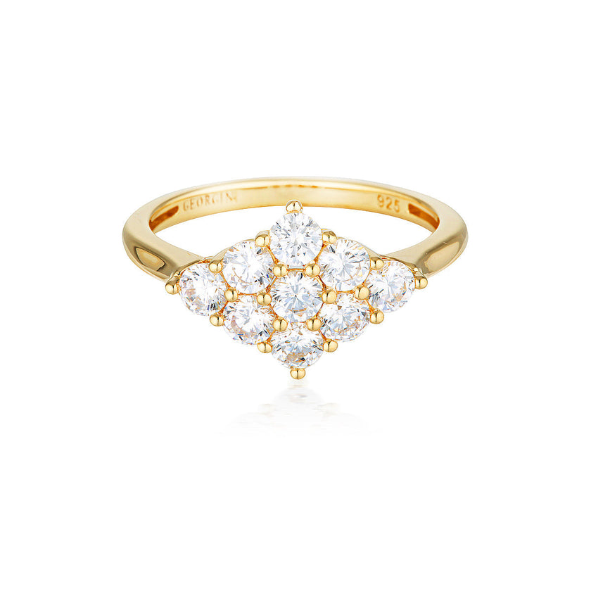 ROCK STAR GLAM GOLD RING
