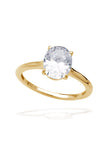 A CHRISTMAS JOURNEY ELLIPSE SOLITAIRE GOLD