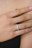 GODDESS PAVE RING SILVER
