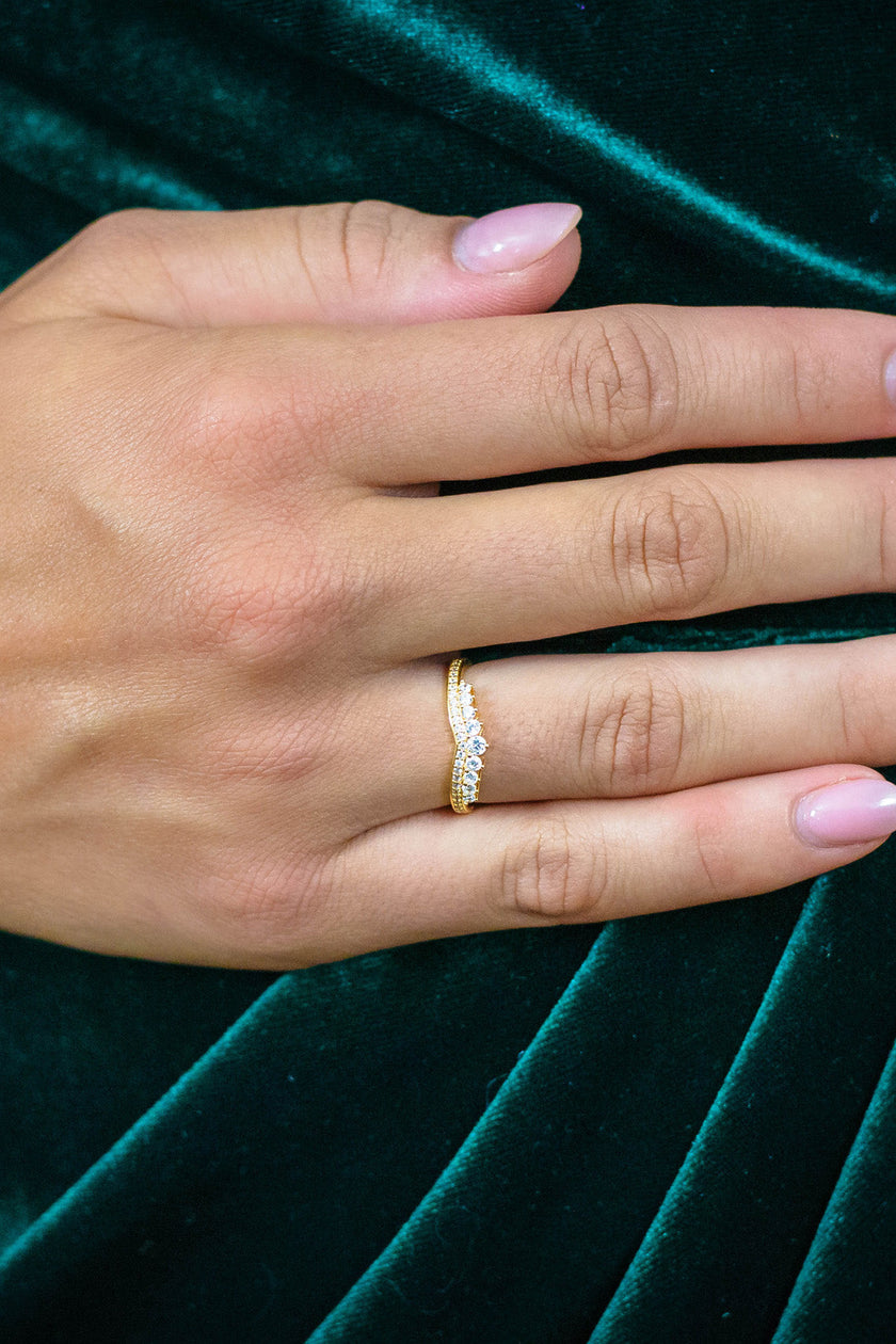 PRINCESS TIARA RING GOLD