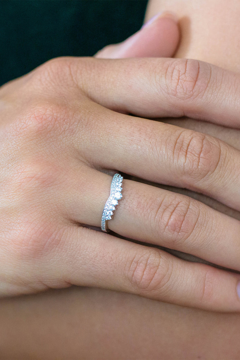 PRINCESS TIARA RING SILVER