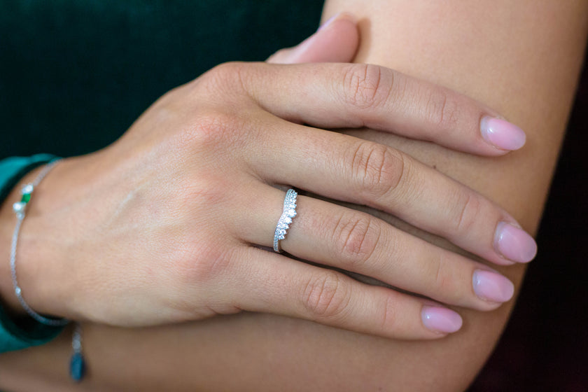 PRINCESS TIARA RING SILVER