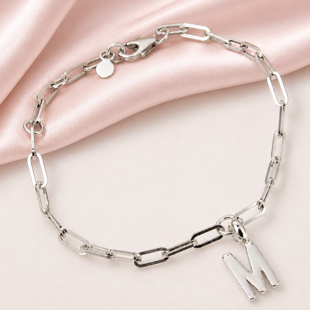 Alphabet Trace Chain Bracelet
