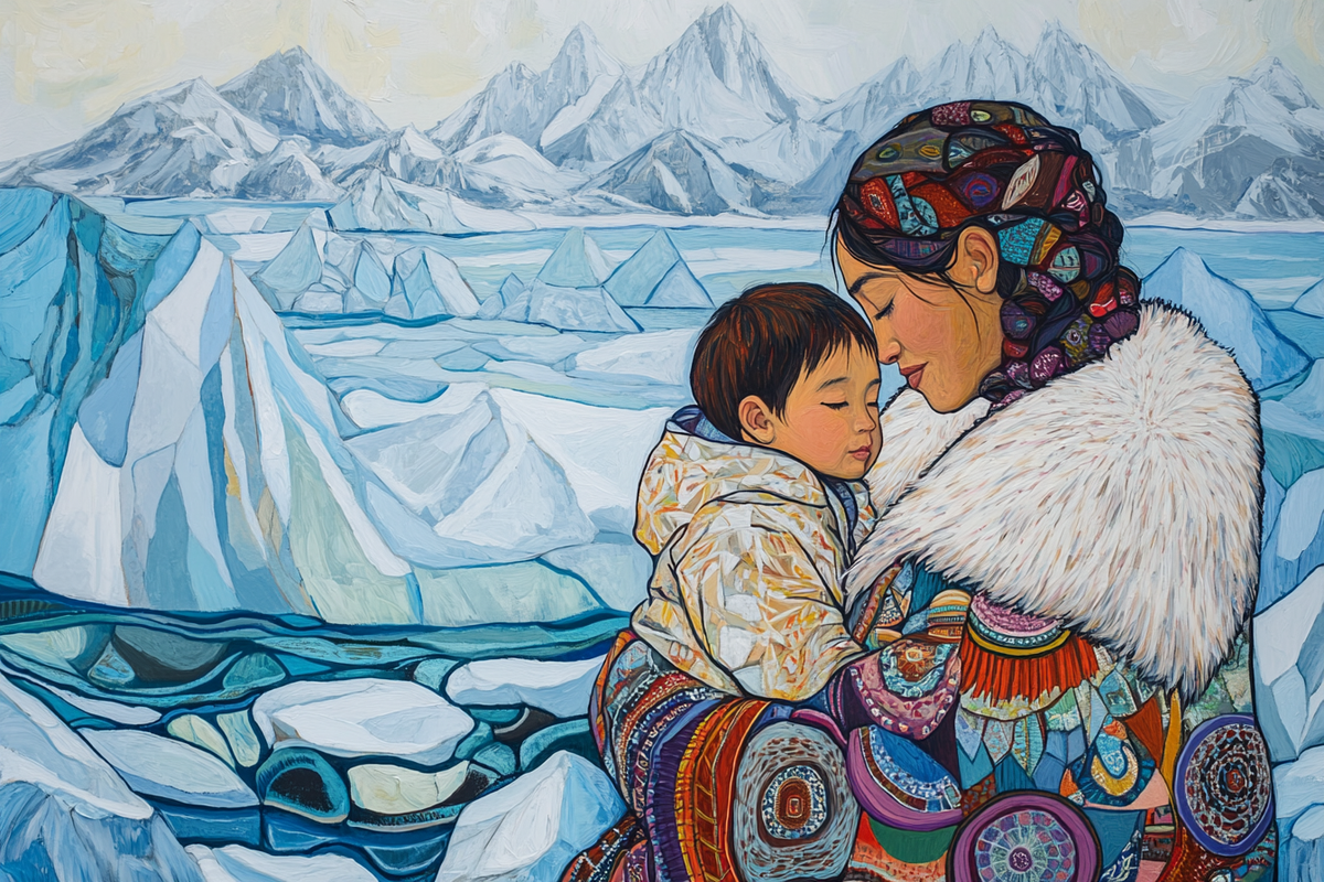 Inuit Maternal Embrace Blanket