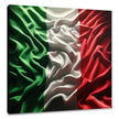 Italian Flag Resonance Canvas