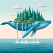 Island Leviathan Canvas
