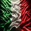 Italian Flag Resonance Canvas