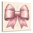 Delicate Bow Canvas