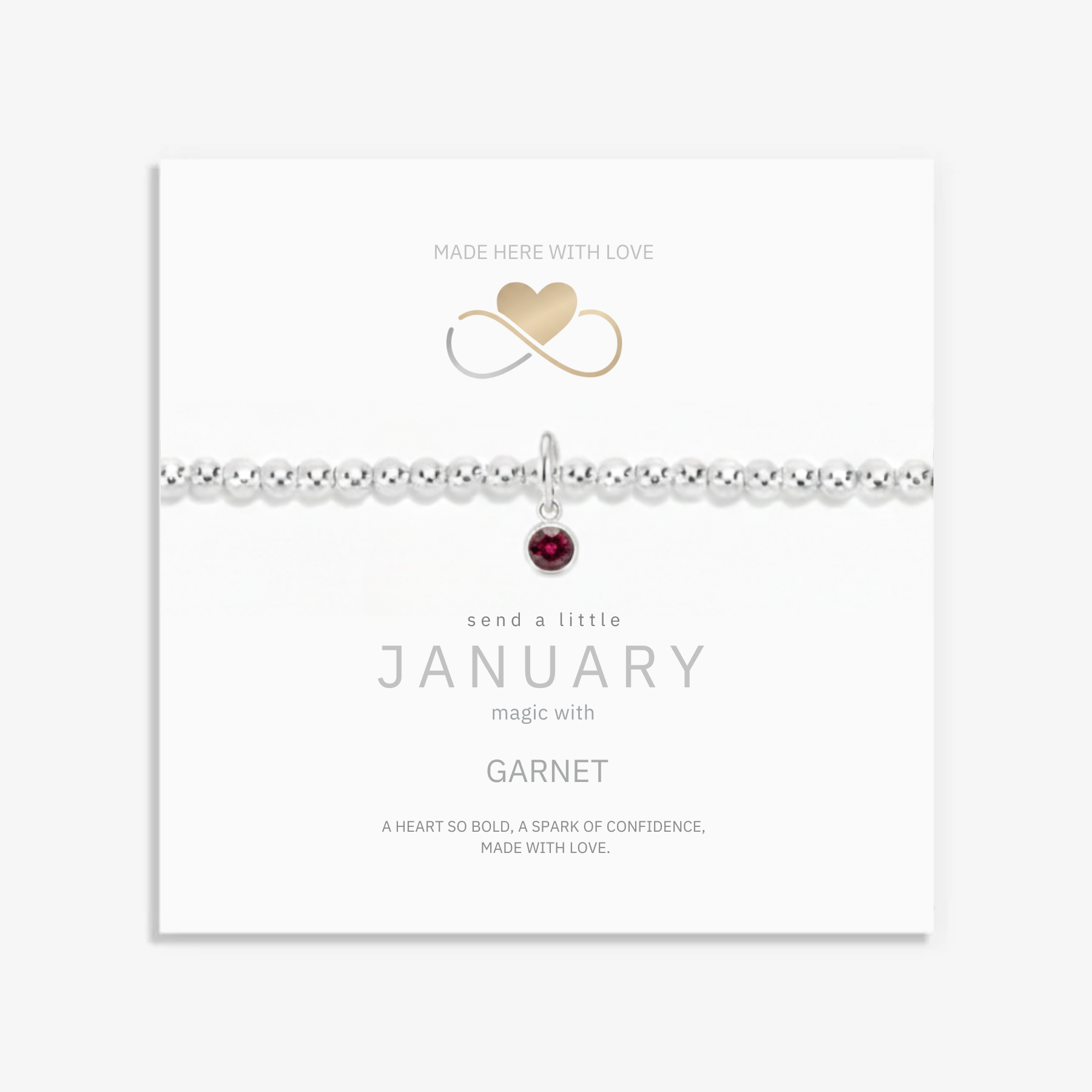 Garnet Gemstone Bracelet